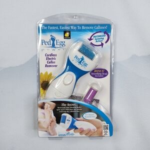 PedEgg Cordless Electric Callus Remover NWT